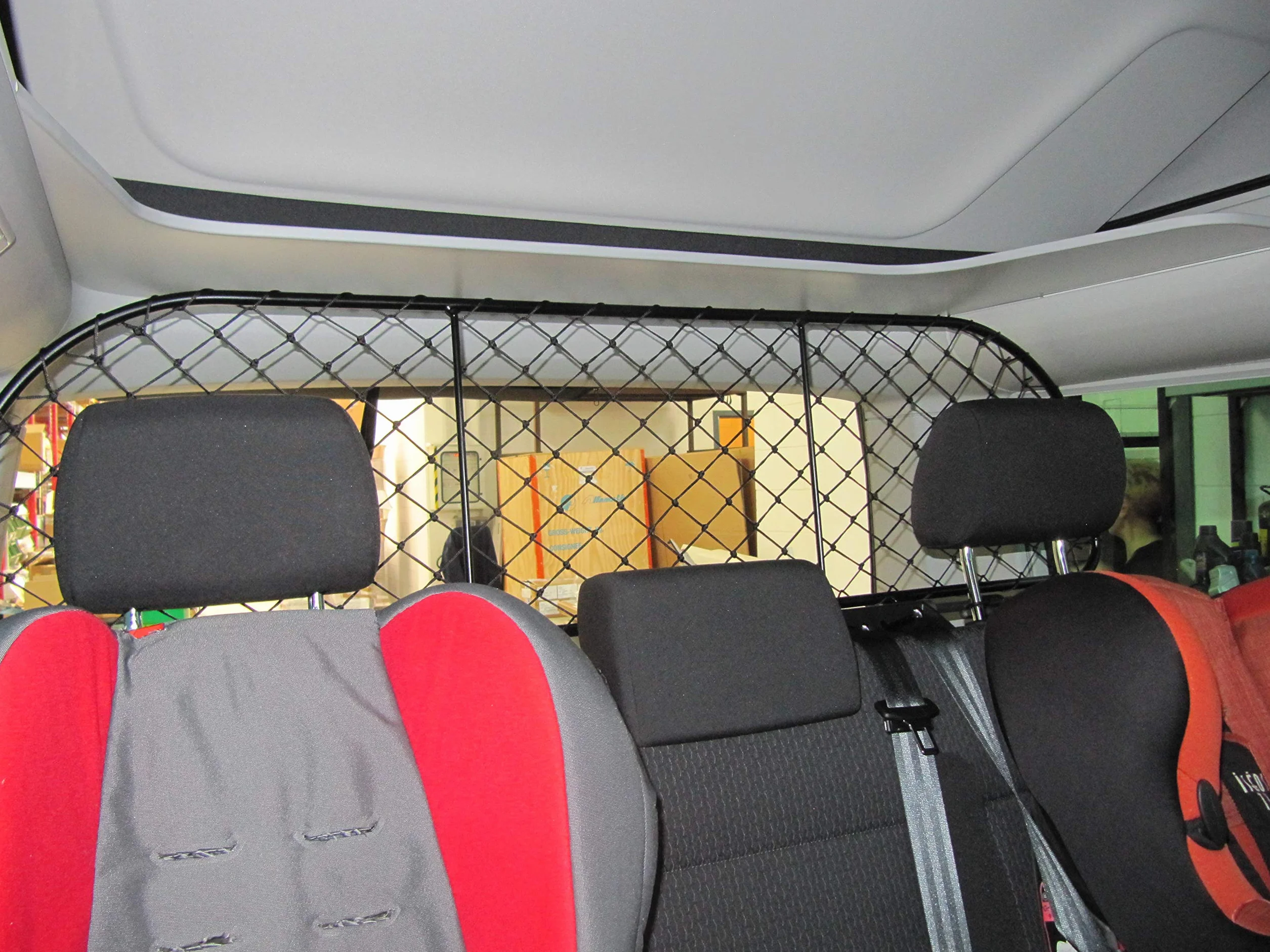 ERGOTECH Trennnetz Trenngitter für Volkswagen Multivan T6, RDA65-XL16 kvw012, für Hunde und Gepäck
