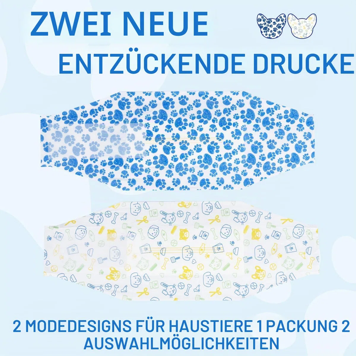 Dono Rüdenwindel, 60 Stück, Hundewindeln für Rüden, Windeln für Rüden in der Saison, Hunde Windeln Rüde mit Nässeindikator, super saugfähig, Inkontinenz, Reisen, XS, S, M, L