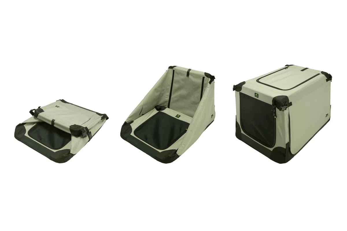 Maelson Soft Kennel faltbare Hundebox -beige - XXL 120 - (120 x 77 x 86 cm)