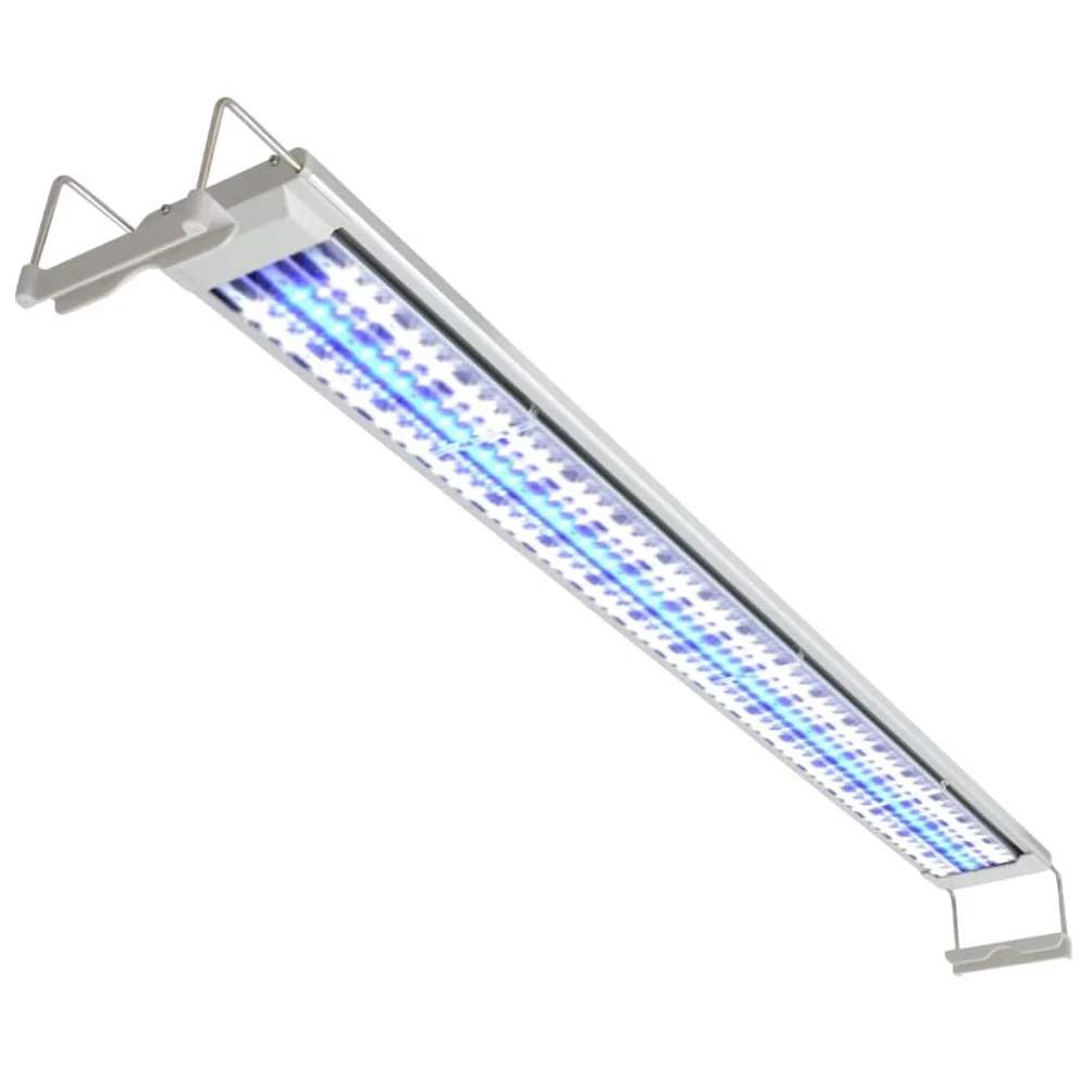Aquarium-Beleuchtung LED Aluminiumlegierung 120–130 cm mit 189 LEDs, IP67 Wasserdicht, Dimmbar, Tageslicht und Mondlicht, Für Süßwasser, Meerwasser, Riff, Wachstum, Timer Funktion