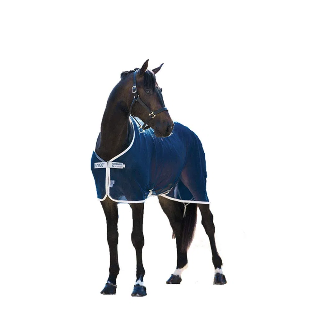 Horseware Amigo Net Cooler - navy/silver
