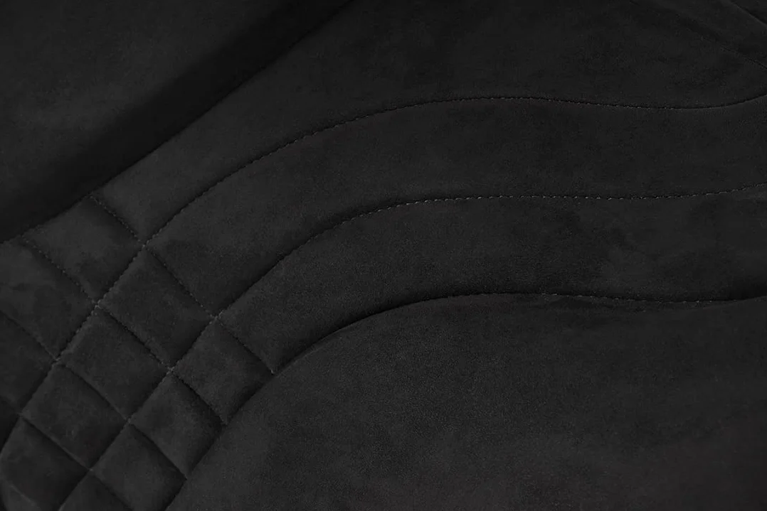 Equinate Reitpad Harper aus synthetischem Wildleder Pony Schwarz - Bareback Pad mit pflegeleichter Neopren Unterseite - Reitkissen Baumloser Sattel