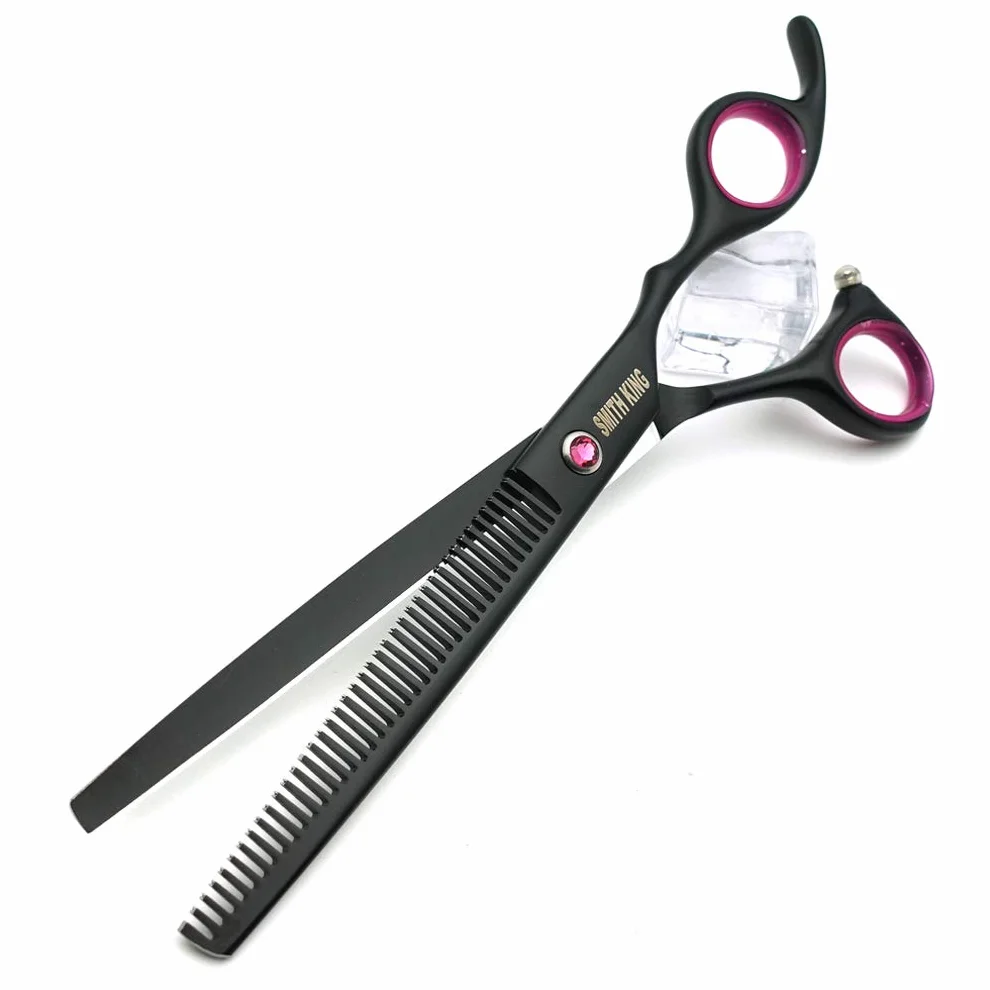 7,0 Zoll Hundepflege Schere Set Hund gerade Schere & Ausdünnungsschere & gebogene Schere & chunker & comb 5Stk Set