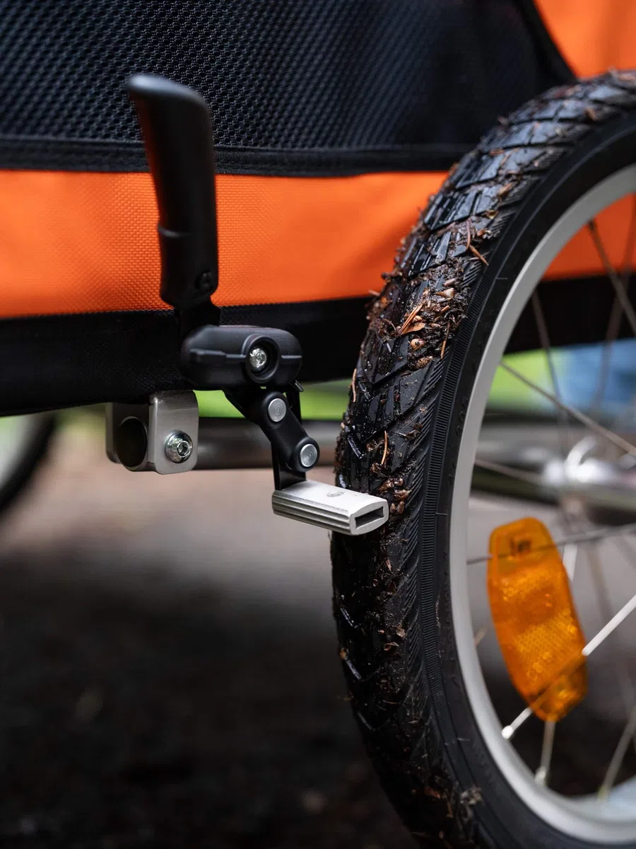 TrendPet DogBus L - Gefederter Aluminium Fahrradanhänger für Hunde, Hundanhänger für große Hunde