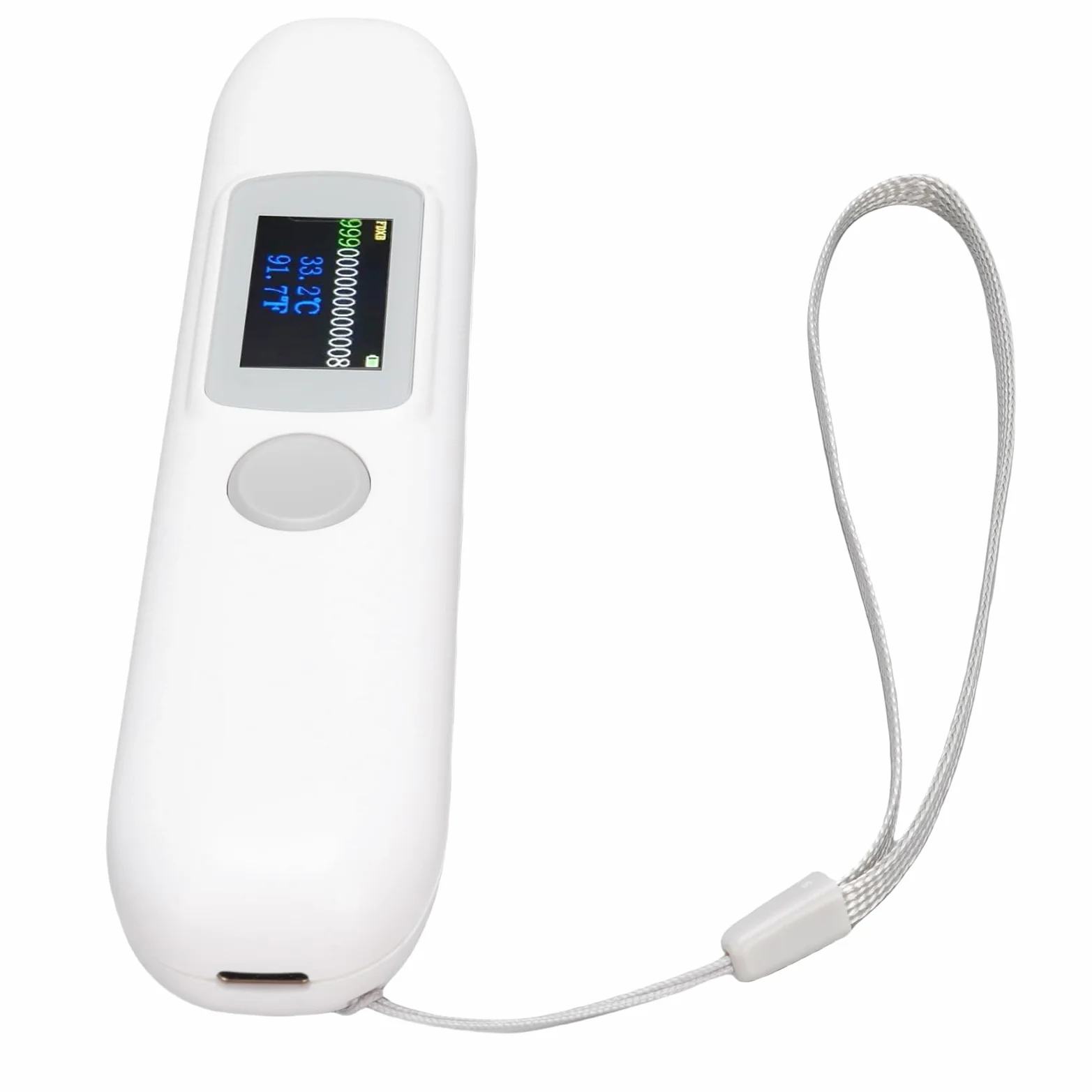 RiToEasysports Haustier-Mikrochip-Scanner mit Temperaturüberwachung, Lesegerät für ISO-FDX-B-Chips, Farbdisplay für Tierärzte und Tierhalter