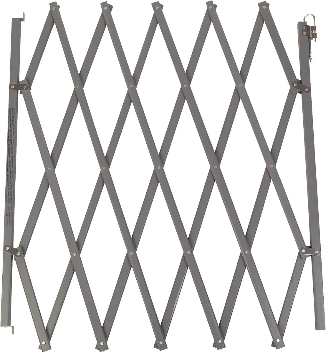 Bettacare Erweiterbares Haustiergitter XL, 60 cm - 230 cm, Grau, Holz, Einziehbares Hundeschutzgitter, Absperrung | Holz, Barriere für Hunde und Welpen, flach zusammenklappbar für Lagerung und einfachen täglichen Gebrauch.
