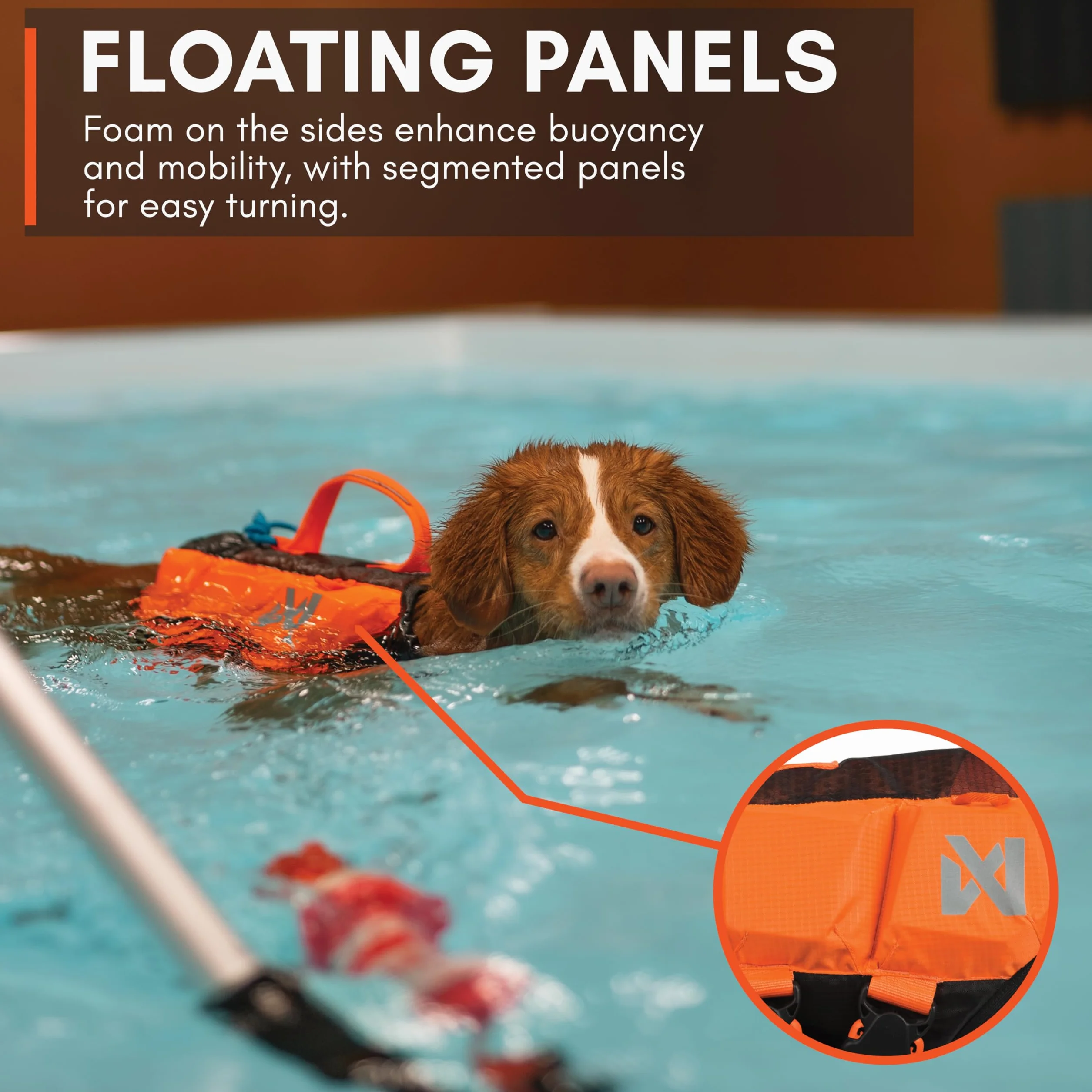 Non-stop Dogwear Protector Life Jacket Schwimmweste für Hunde, SUB, Rehabilitation, Größe 3