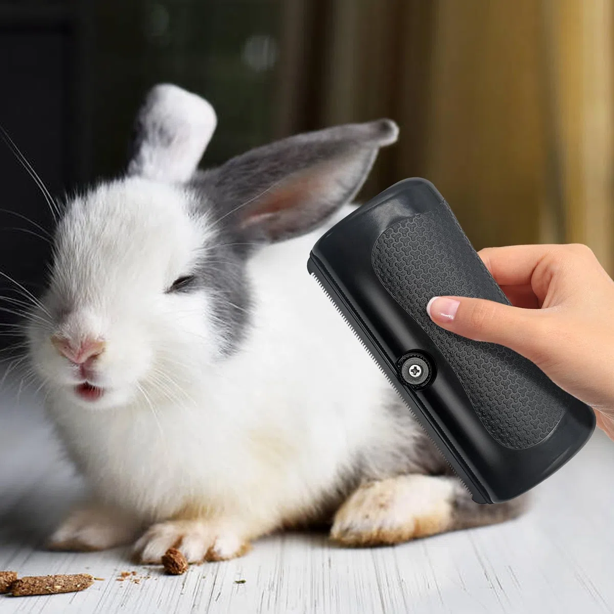 Pet Care Brush - Hundebürste - Fellwunder Bürste Hund - Deshedding Bürste für Hunde & Katzen - Haustierpflegebürste - Effiziente Haarentfernung und Pflege für kurzhaarige Haustiere