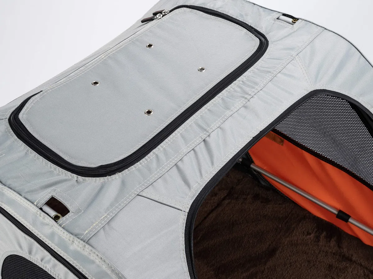 TrendPet Comfort Wagon L, Aluminiumhänger mit Federung - Hochwertiger, gefederter Fahrradanhänger für große Hunde