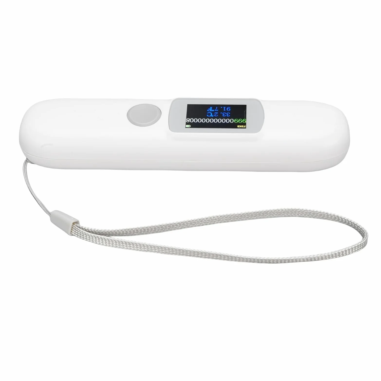 RiToEasysports Haustier-Mikrochip-Scanner mit Temperaturüberwachung, Lesegerät für ISO-FDX-B-Chips, Farbdisplay für Tierärzte und Tierhalter