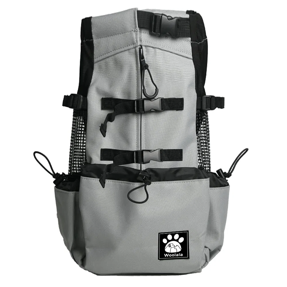 1–25 kg Hundetragetasche mit Kordelzug-Kopf-heraus-Design, belüfteter Haustier-Rucksack für kleine mittelgroße Hunde, tägliche Welpen-Tragetasche für Spaziergänge im Freien/ Sicherheit/ Bequem/ Leicht