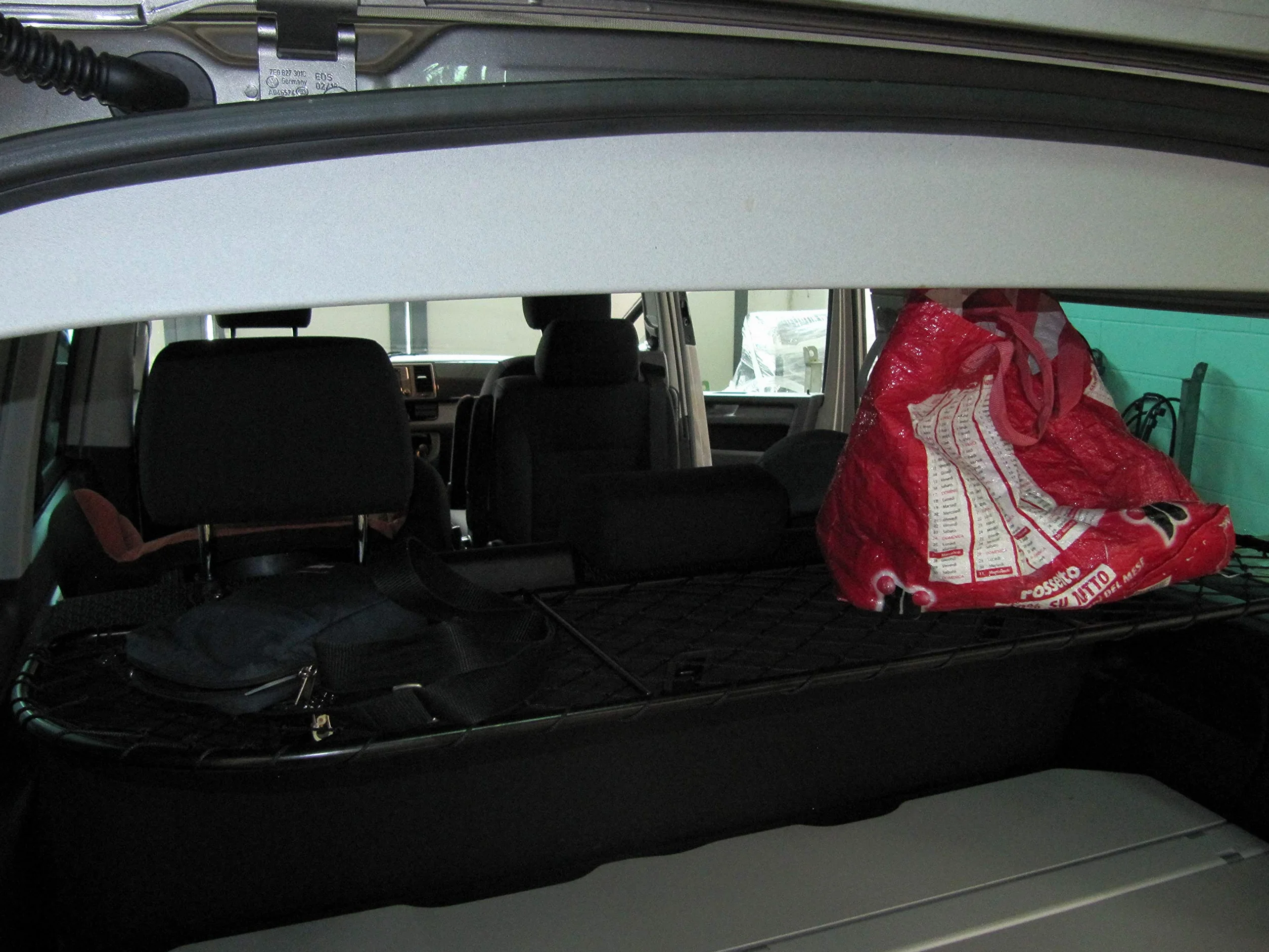 ERGOTECH Trennnetz Trenngitter für Volkswagen Multivan T6, RDA65-XL16 kvw012, für Hunde und Gepäck