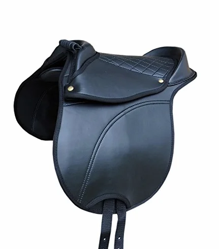 AMKA Pony SHETTY Sattel Reitkissen mit Haltegriff verstellbare Sattelkissen auch für Holzpferd auch für Holzpferde geeignet | Equestrian Horse Cub Saddle