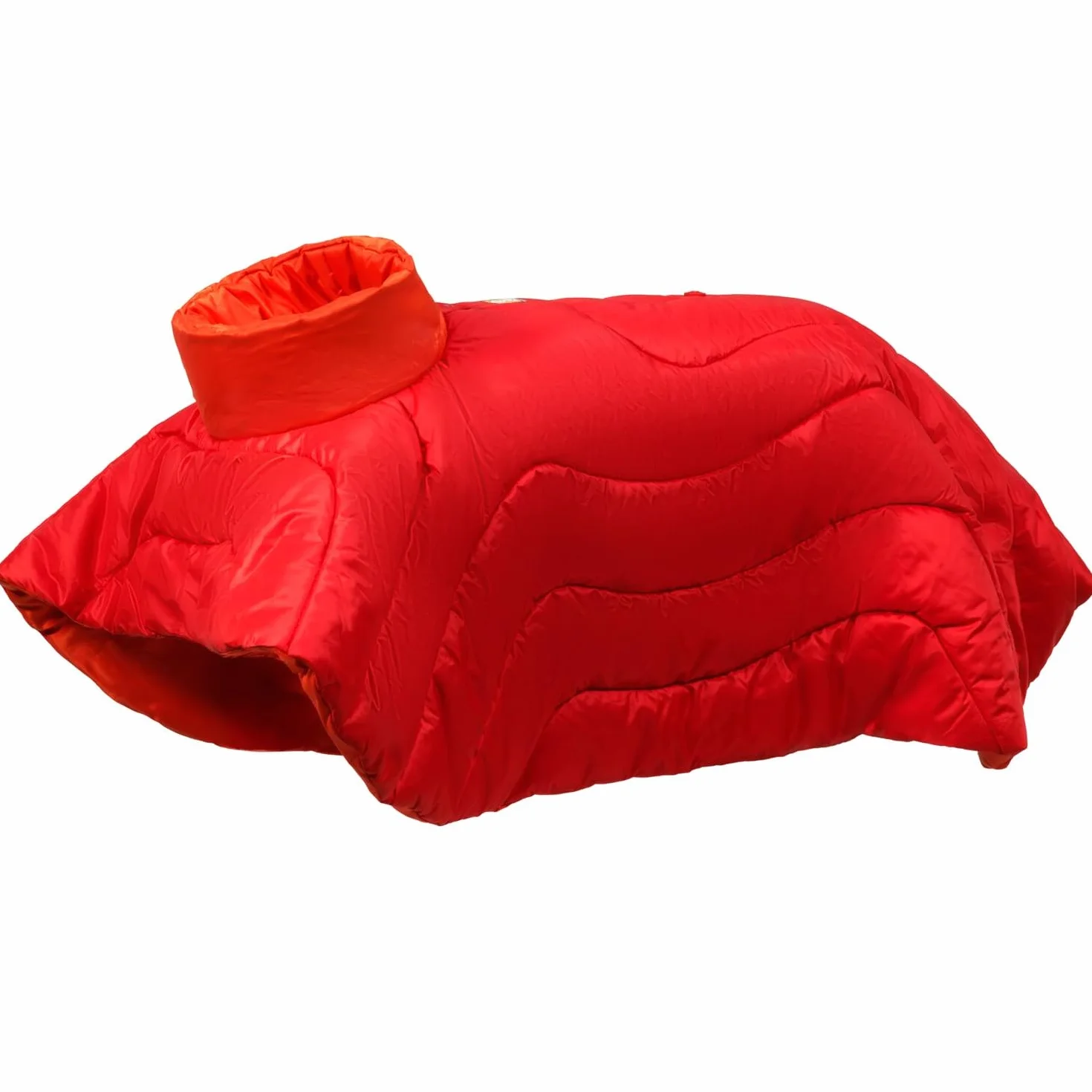 RUFFWEAR Palisades Schlafponcho, tragbarer Hundeschlafsack, X-Small Hundemantel, leichte Haustierjacke für Camping & Winterwärme, rote Johannisbeere, Größe XS