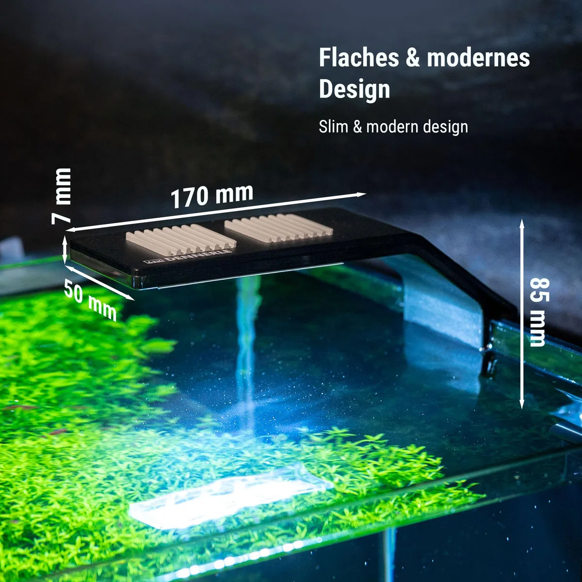 Dennerle Trocal Style Two, 6 Watt - LED Beleuchtung für Nano Süßwasser Aquarien