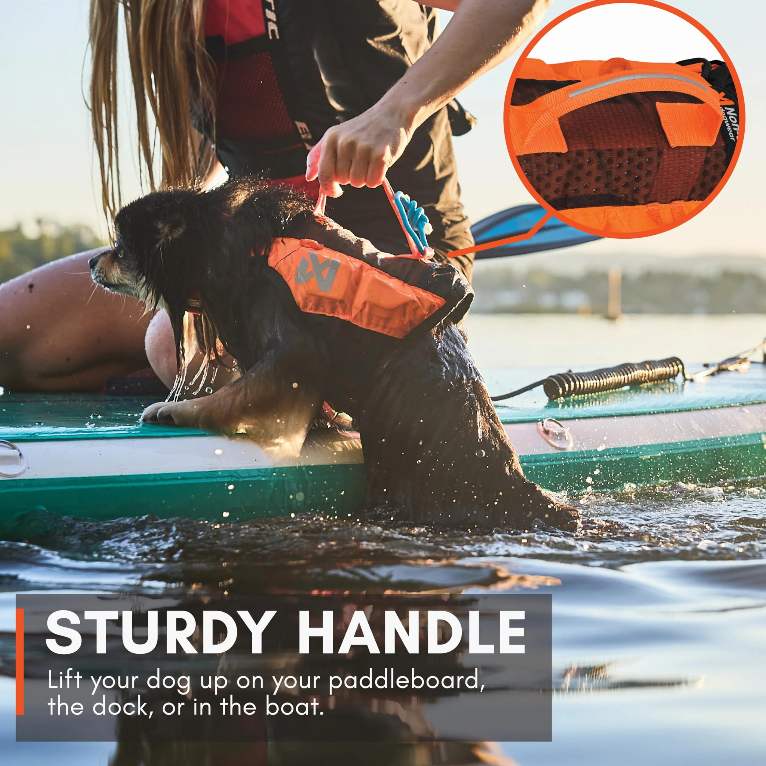 Non-stop Dogwear Protector Life Jacket Schwimmweste für Hunde, SUB, Rehabilitation, Größe 3