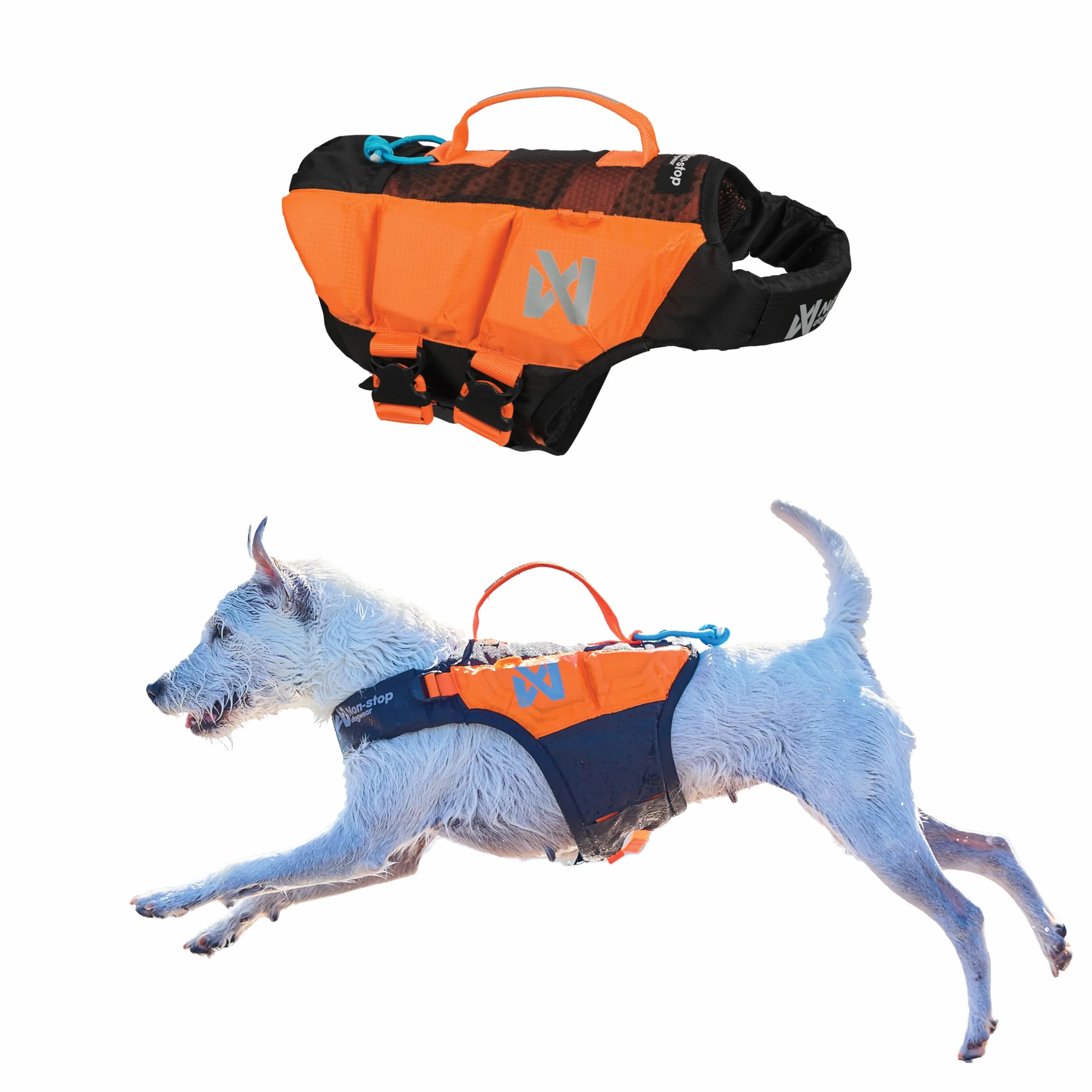 Non-stop Dogwear Protector Life Jacket Schwimmweste für Hunde, SUB, Rehabilitation, Größe 3