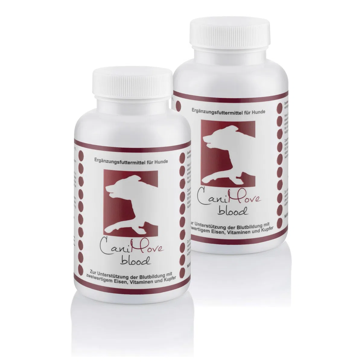 Doppelpack | Blood (2 x 100 Tabletten) - Zur Unterstützung der Blutbildung und Eisen-Versorgung von Hunden und Katzen | Mit Eisen, Kupfer, Vitamin A, Vitamin C, Folsäure, B12