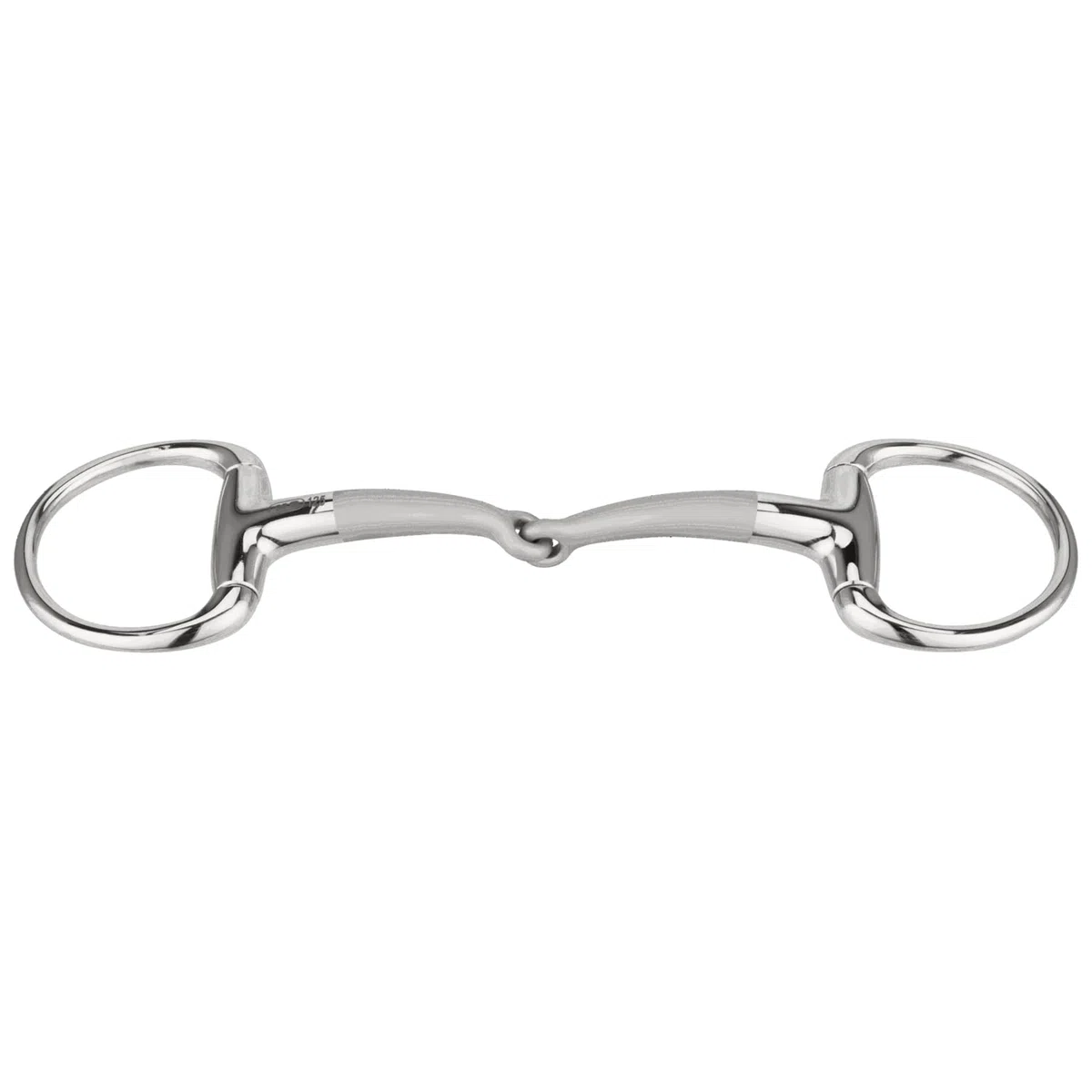 Sprenger SATINOX Olivenkopf Unterlegtrense 14 mm einfach gebrochen - Edelstahl rostfrei, 105 mm Weite