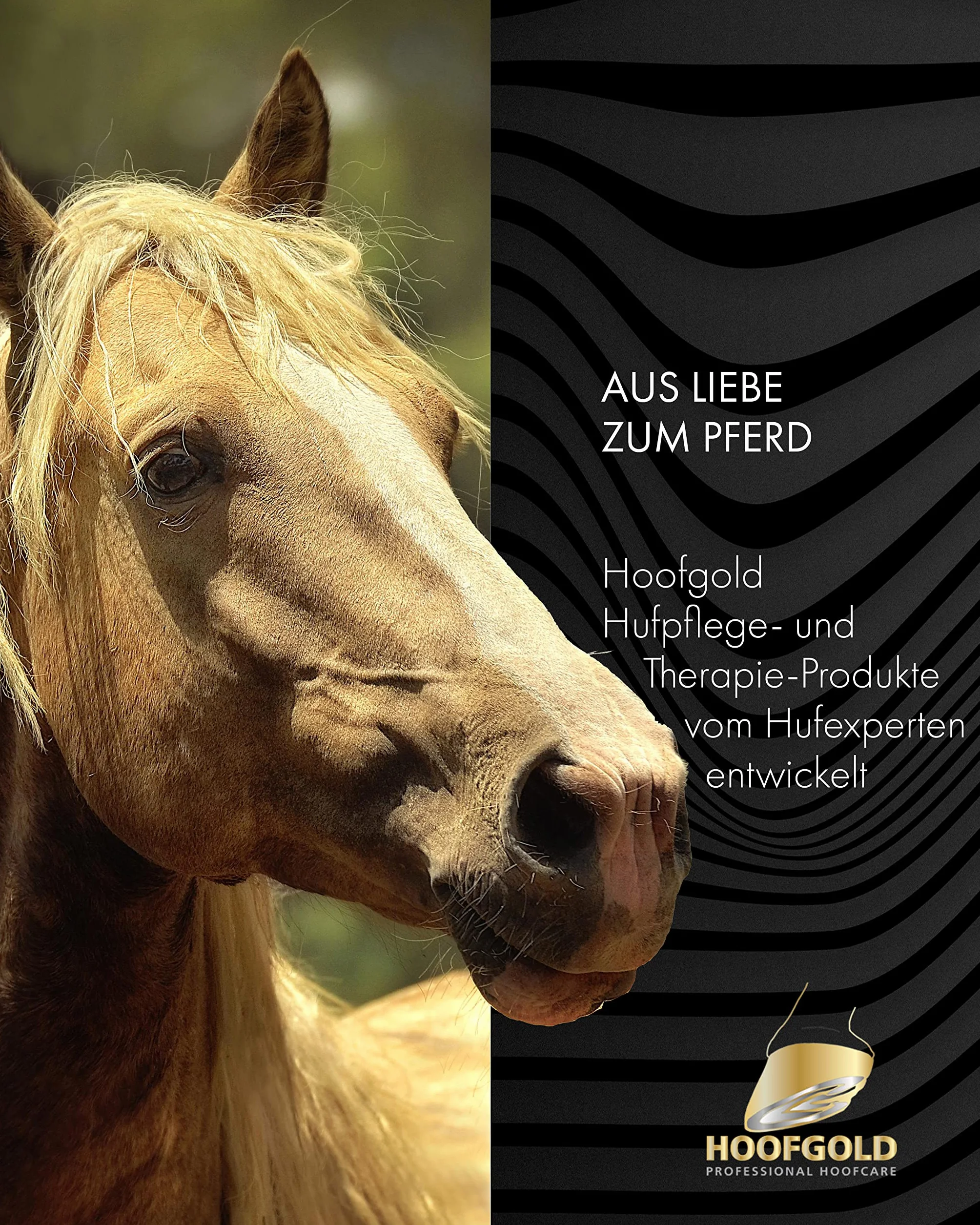 Set Hufbalsam Spezial & BlueStuff – Strahlfäule Pferd Mittel, Huffett & Hufpflege gegen Hufspalten, trockene Hufe, Hufrisse – 500 ml Balsam & 50 ml BlueStuff