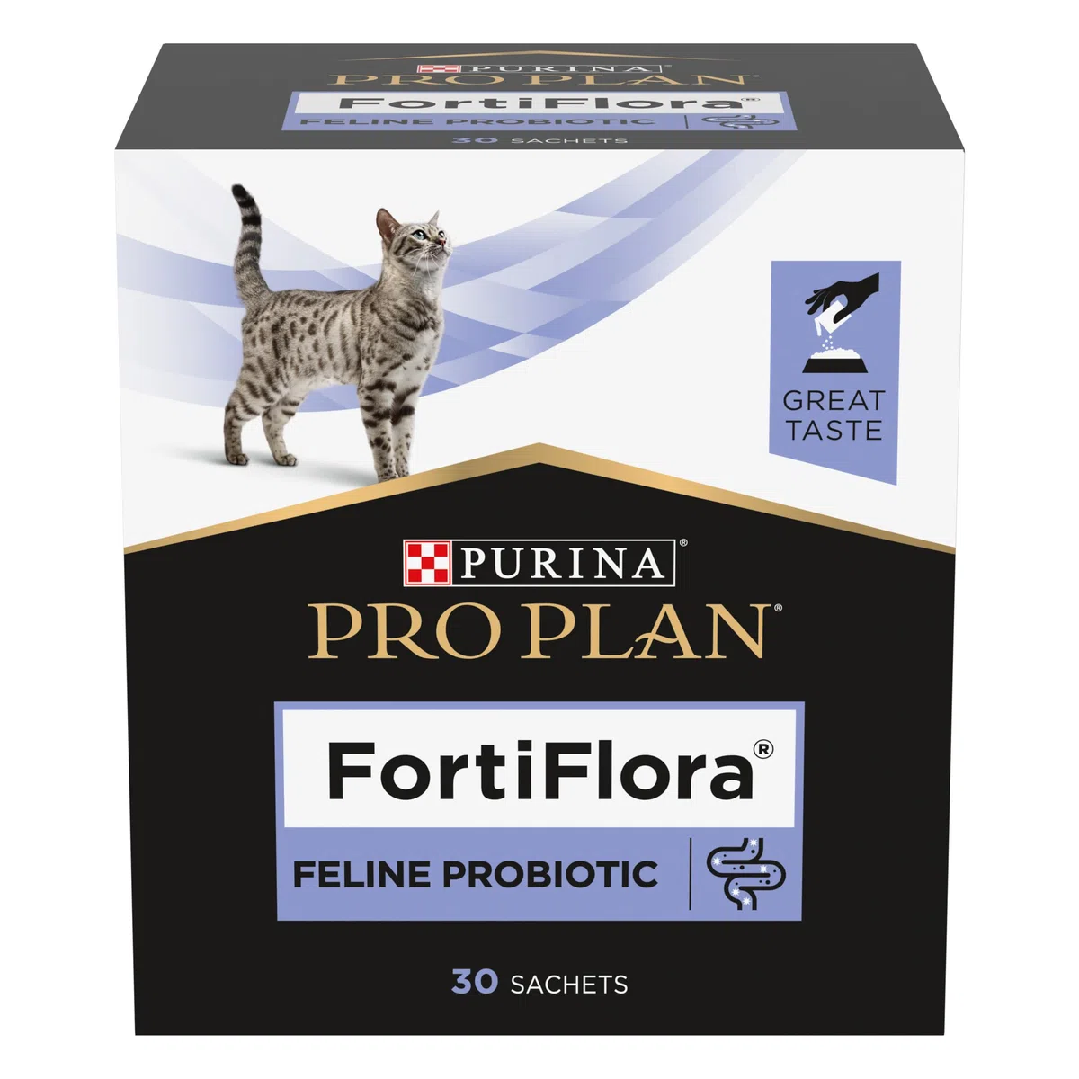 Pro Plan Forti Flora, Ergänzungsfuttermittel für Katzen zur Unterstützung der Darmgesundheit, Mit Probiotika, 6er Pack (6 x 30x1g)